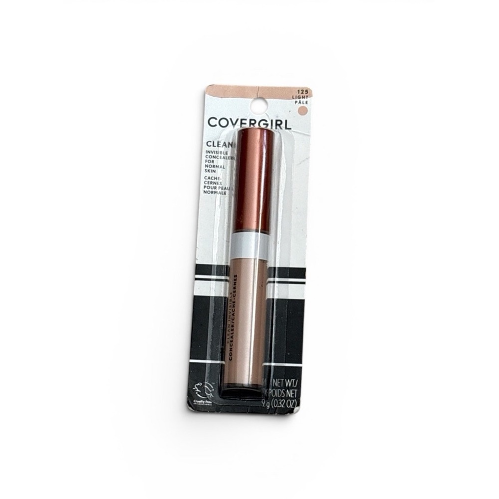 Covergirl Clean Invisible Concealer #125 Light Pale New Sealed